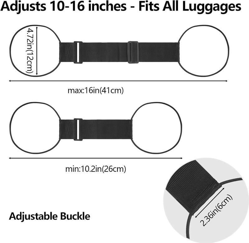Multi Use Strong Adjustable Luggage Connector Straps