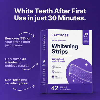 Raptuose Purple Teeth Whitening Strips™