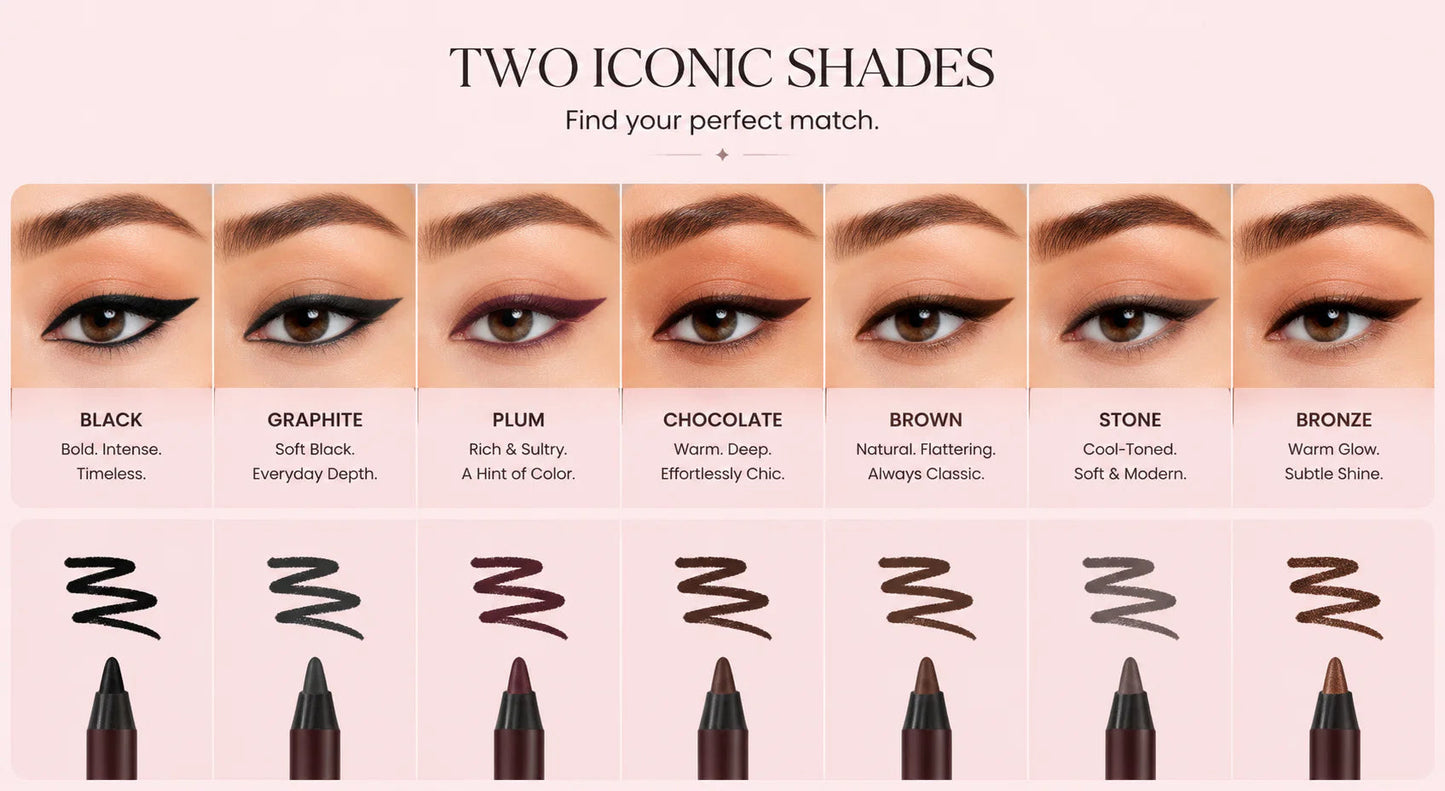 24HR Waterproof Eyeliner — Day to Night Wear