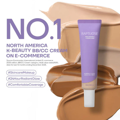 Raptuose Second Skin Tint — Velvety Buildable Coverage