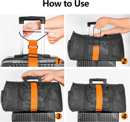 Multi Use Strong Adjustable Luggage Connector Straps